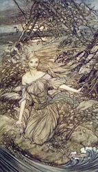 Undine, Illustration from the Book by Baron Friedrich de la Motte Fouque